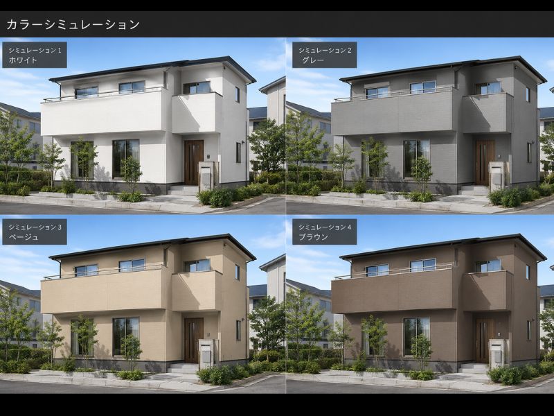 外壁塗装の色選びを楽しもう！カラーシミュレーションの上手な活用法とポイント